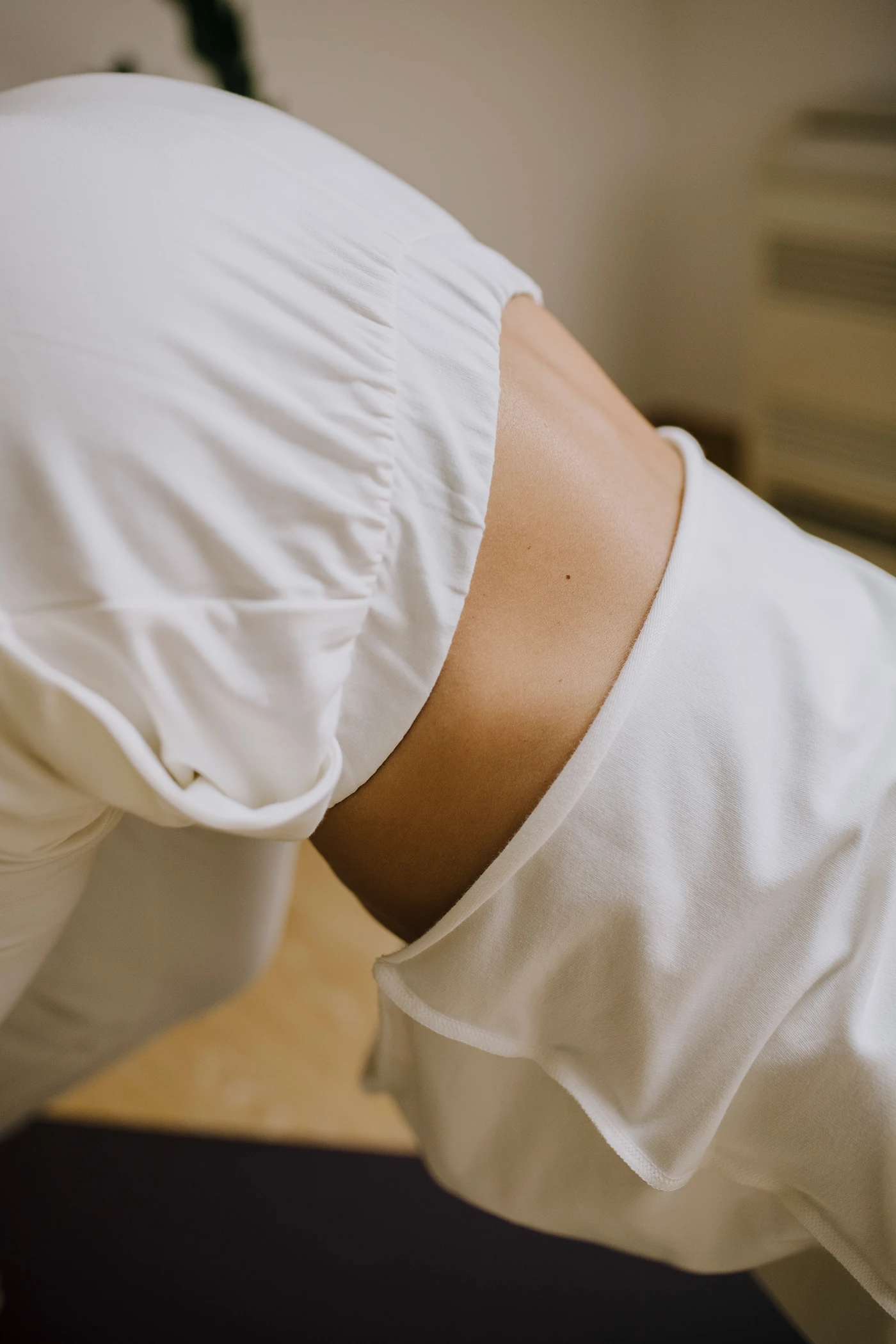 Gracious Sweatpants u biserno bijeloj boji