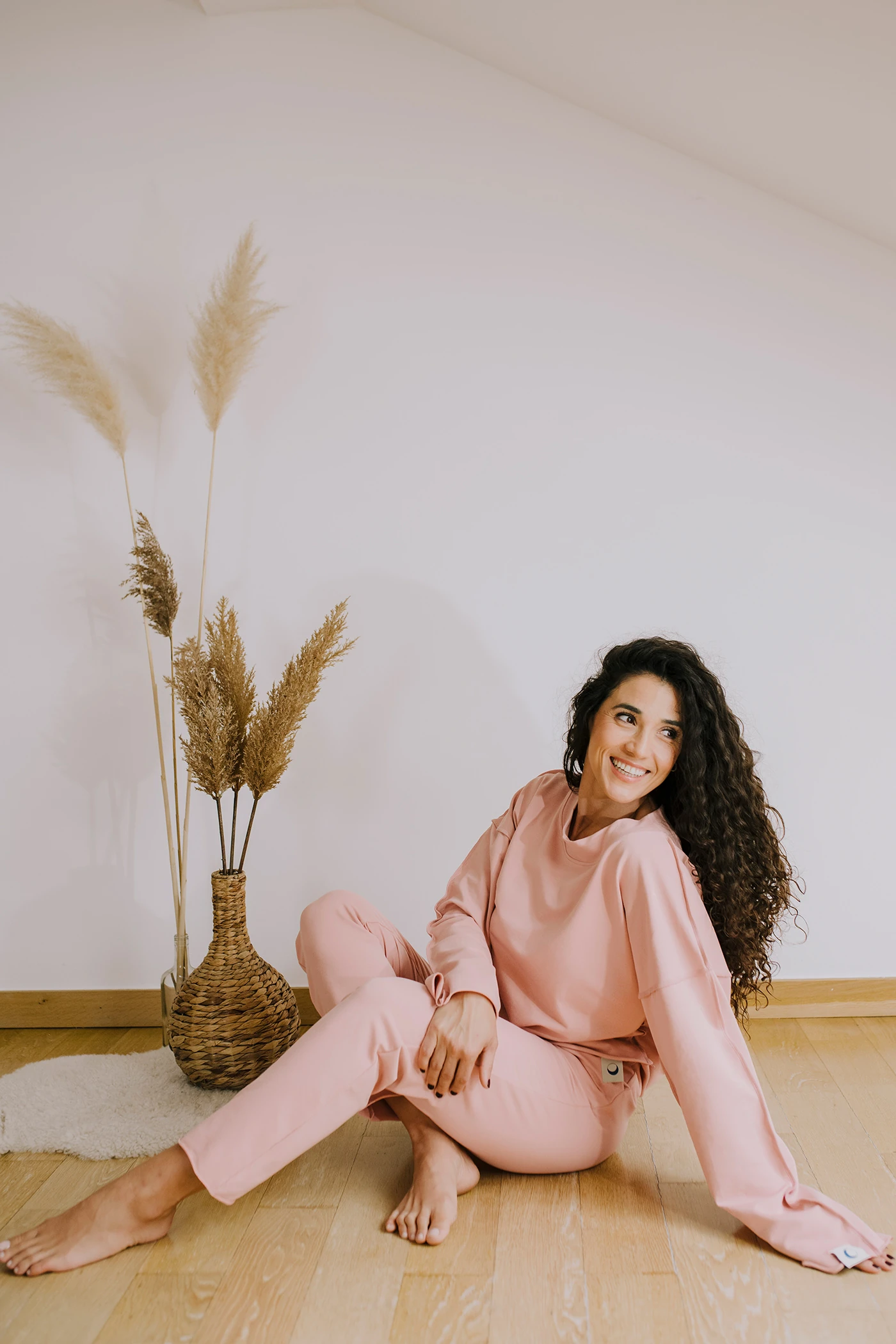 Gracious Sweatpants u nježno rozoj boji