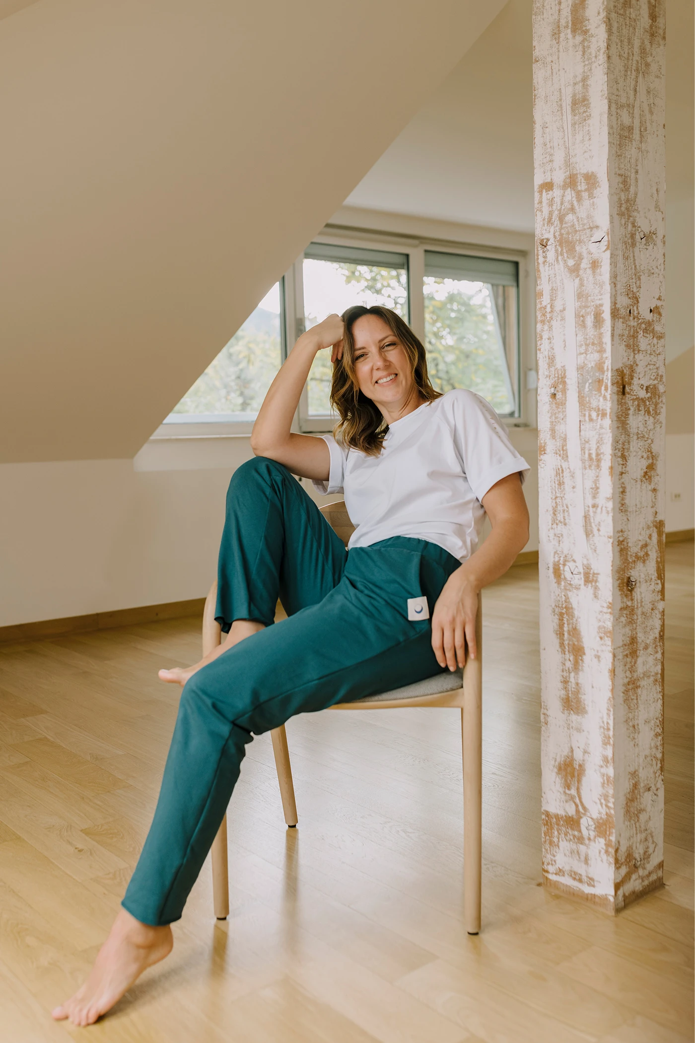 Fierce Sweatpants u zelenoj boji — slika 3